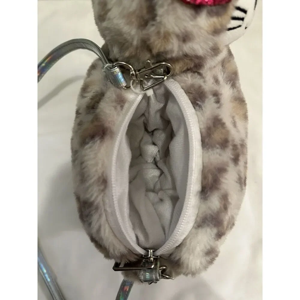 Wonder Nation Spotted Cat Leopard Cub Plush Bag